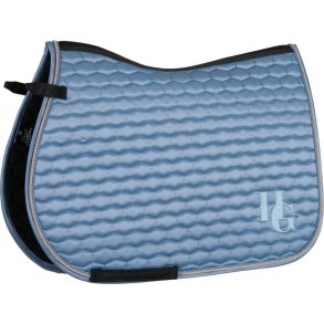 Lyseblåt rideudstyr