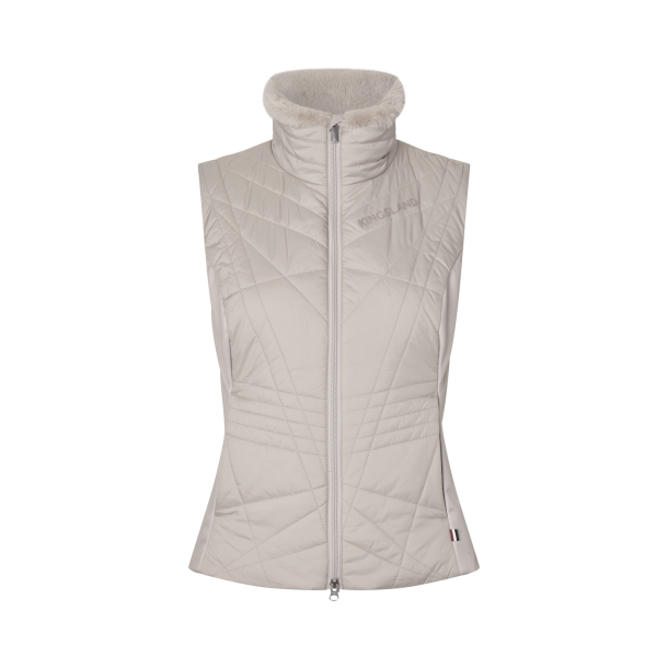 Kingsland Alba Dame Bodywarmer - Beige Dove