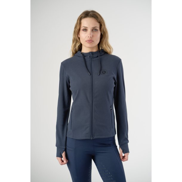 Equipage Abigail Hoodie med Lynl�s - Navy