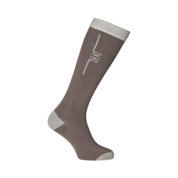 KLAmy Coolmax Ridebuksesokker - Brown Iron