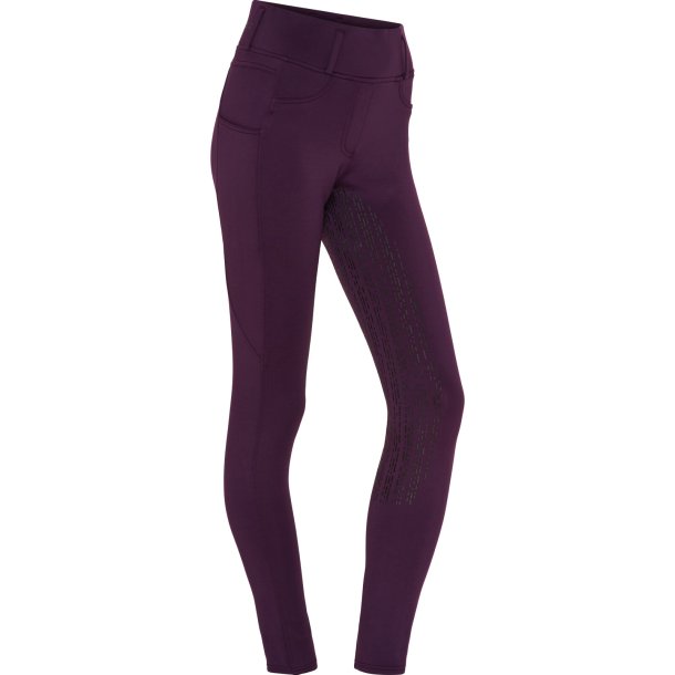 Equipage Shannon ridetights, fullgrip - Purple Pennant