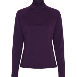 Equipage Redmond lang�rmet tr�je, half zip - Purple Pennant