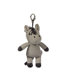 Strikket Hestebamse - Grey