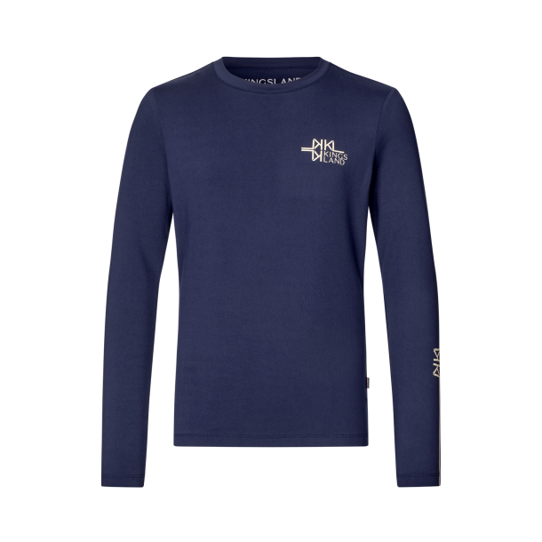 KLAli Junior Tr�nings T-Shirt med O-hals - Evening Blue