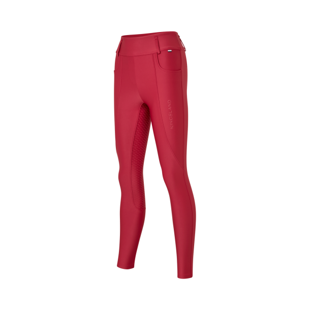 KLKristin Ridebukser med F-Grip - Garnet