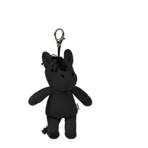 KLMonty Strikket Heste Bamse - Black
