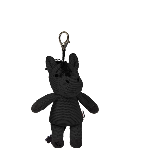 KLMonty Strikket Hesteteddy - Black