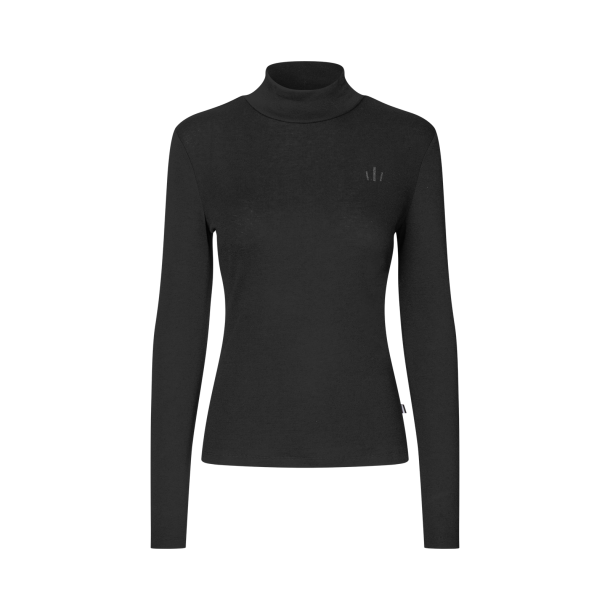 Kingsland Abigail Striktr�je med Rullekrave - Black