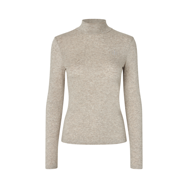 KLAbigail Turtleneck Strik - Beige Melange