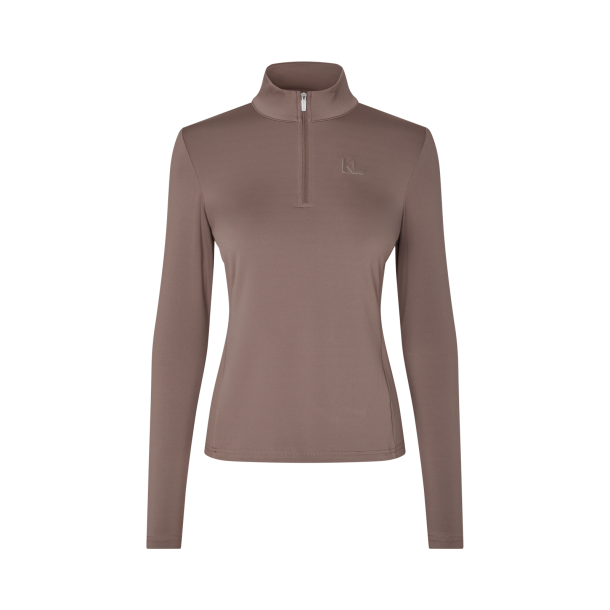 KLAngelina Tr�ningsbluse til Damer - Brown Iron