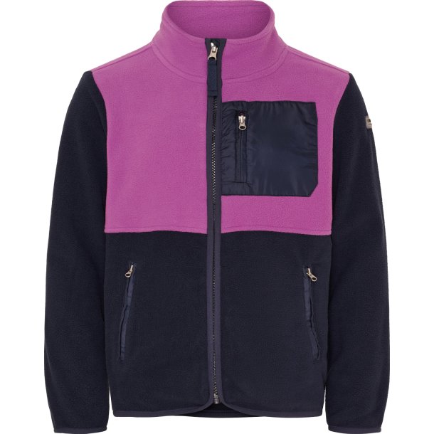 Allison-fleecejakke til b�rn - Radiant Orchid