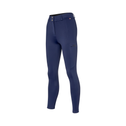 Kingsland KLKaya Ridebukser med F-Grip - Evening Blue