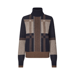 KLArin Strikket Rullekrave - Navy