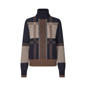 KLArin Strikket Rullekrave - Navy