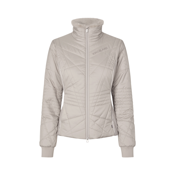KLAlba Vatteret Ridejakke til Kvinder - Beige Dove