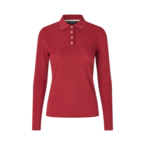 Kingsland KLAmy Lang�rmet Poloshirt til Dame - Garnet
