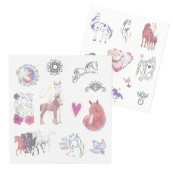 MISS MELODY Tatoveringer med hestemotiver. 