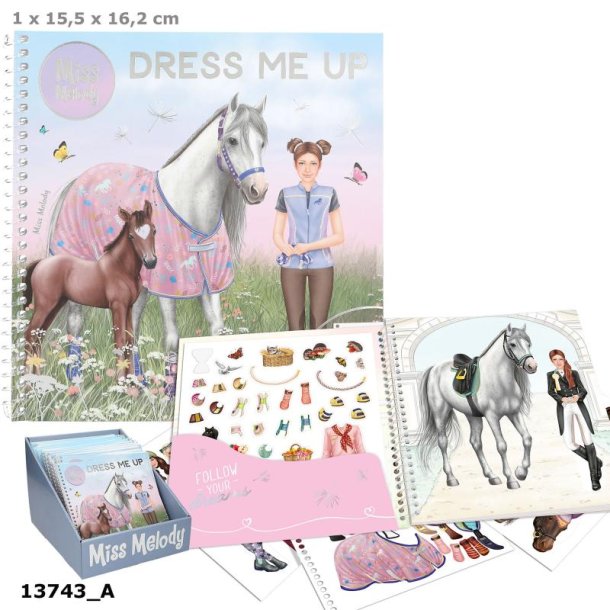 MISS MELODY Dress me up klistermrkebog