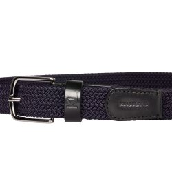 KLLeslie Flettet Elastikb�lte - Navy