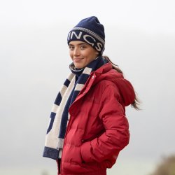 KLAllison Strikket Halst�rkl�de - Garnet