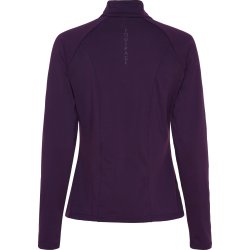Equipage Redmond lang�rmet tr�je, half zip - Purple Pennant