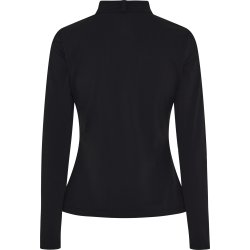 Vinica ridebluse med half-zip - Sort