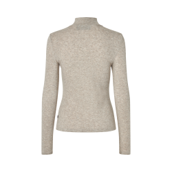 KLAbigail Turtleneck Strik - Beige Melange