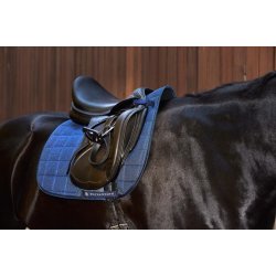 HORSEGUARD MESH glitter sadelunderlag. Navy