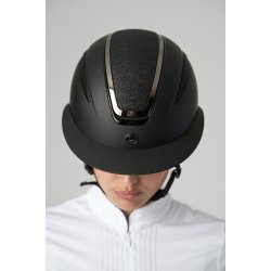 Equipage Guardian Ridehjelm med Glitter - Sort mat