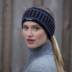 Strikket pandeb�nd KLArno - Navy