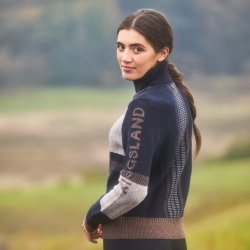 KLArin Strikket Rullekrave - Navy