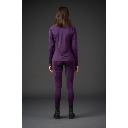 Equipage Redmond lang�rmet tr�je, half zip - Purple Pennant