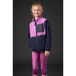 Allison-fleecejakke til b�rn - Radiant Orchid