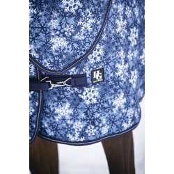 Horse Guard Snowflake Vinterd�kken med Aftagelig Hals - Navy