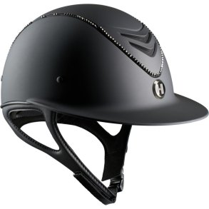 OneK Avanc Lux Ridehjelm. Sort Swarovski