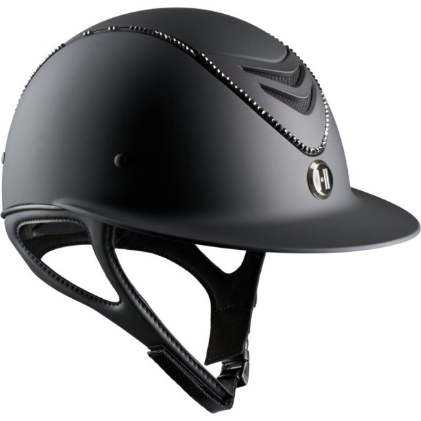 OneK Avanc Lux Ridehjelm. Sort Swarovski