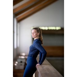 EQUIPAGE TRINIDAD Langrmet ridebluse. Navy