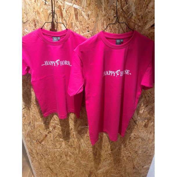 HAPPY HORSE Hobby Horse T-shirt. Pink