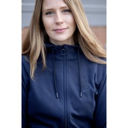 Equipage Abigail Hoodie med Lynl�s - Navy
