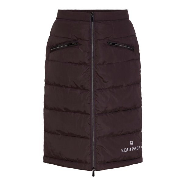 EQUIPAGE ELERI Ridenederdel. After Dark/Mrkebrun