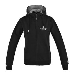 KINGSLAND CLASSIC Unisex Hoodie med lynl�s. Sort
