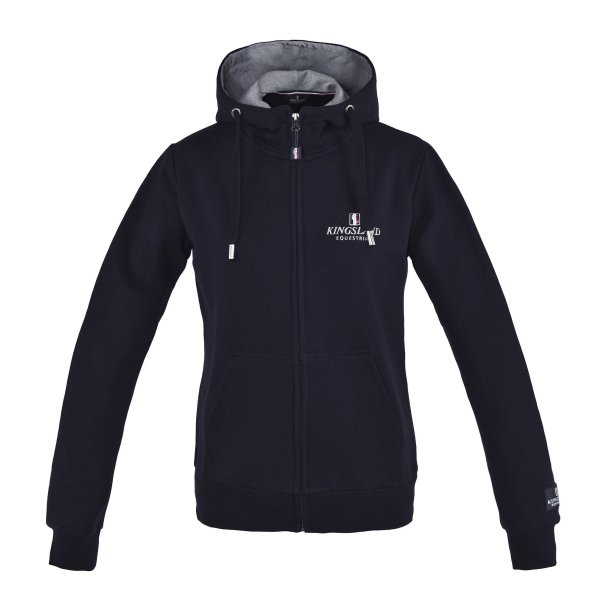 KINGSLAND CLASSIC Unisex Hoodie med lynl�s. Navy
