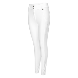 KINGSLAND CLASSIC KAYA Fuld-grip ridebukser. Dame. Hvid