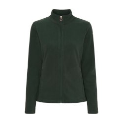 EQUIPAGE GILLY Fleececardigan. Darkest Spruce/Flaskegrn