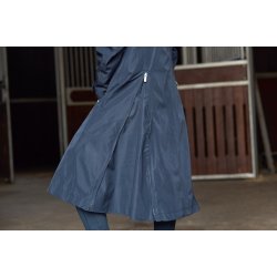 EQUIPAGE HEAVEN Lang regnfrakke. Navy