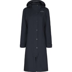 EQUIPAGE HEAVEN Lang regnfrakke. Navy