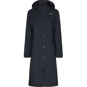 EQUIPAGE HEAVEN Lang regnfrakke. Navy