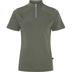 EQUIPAGE HASTY T-shirt med  lynls. Forest