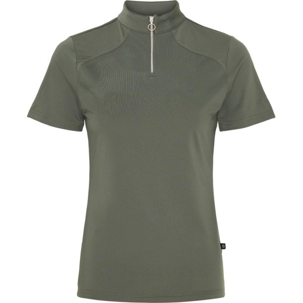 EQUIPAGE HASTY T-shirt med  lynls. Forest