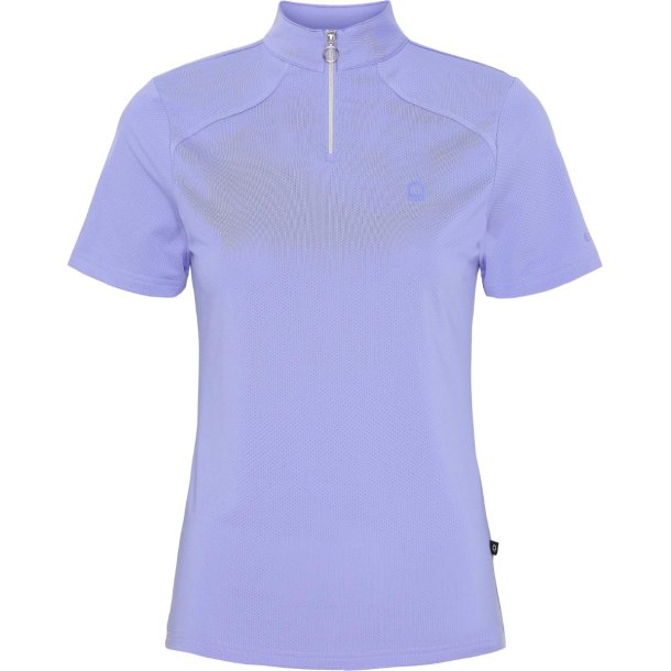EQUIPAGE HASTY T-shirt med  lynls. Jacaranda Blue